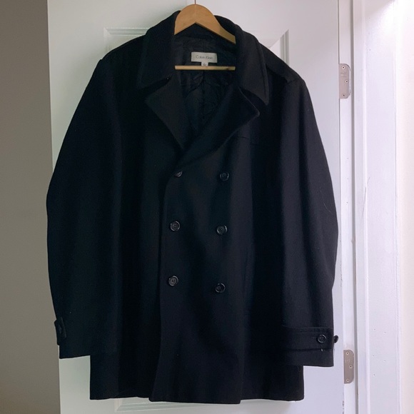 Calvin Klein Mens Pea coat - Picture 1 of 6